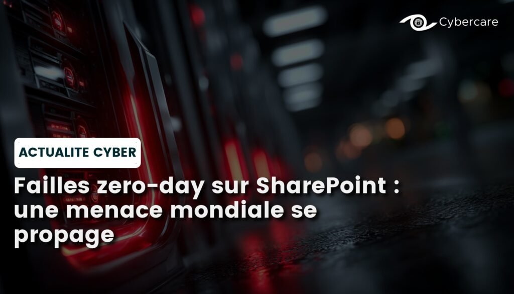 Failles zero-day sur SharePoint : une menace mondiale se propage