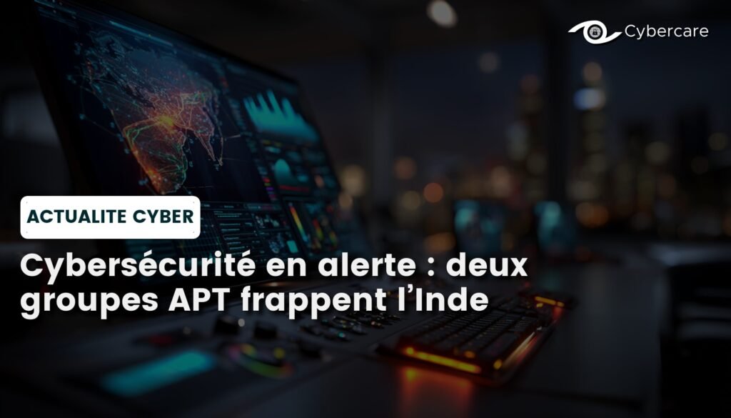 Cybersécurité en alerte : deux groupes APT frappent l’Inde